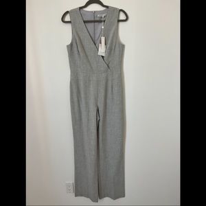 Trina Turk one piece jumpsuit business dress size 8 gray